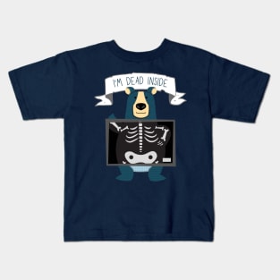 I'm dead inside bear Kids T-Shirt